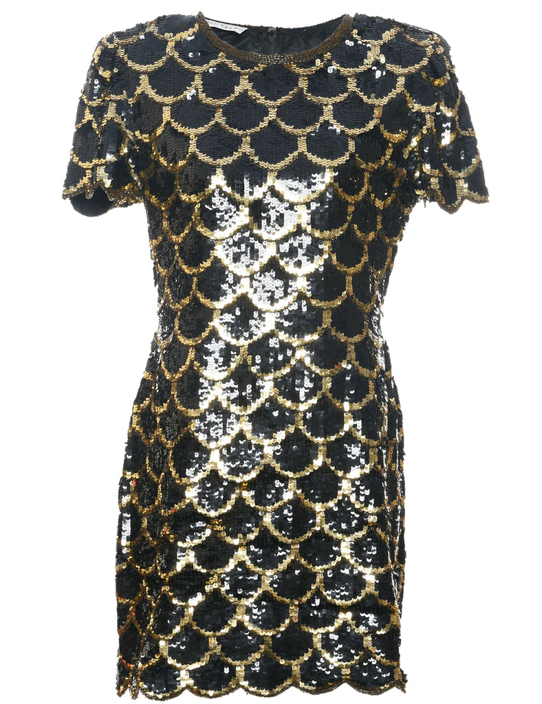 Sequined Party Dress - M