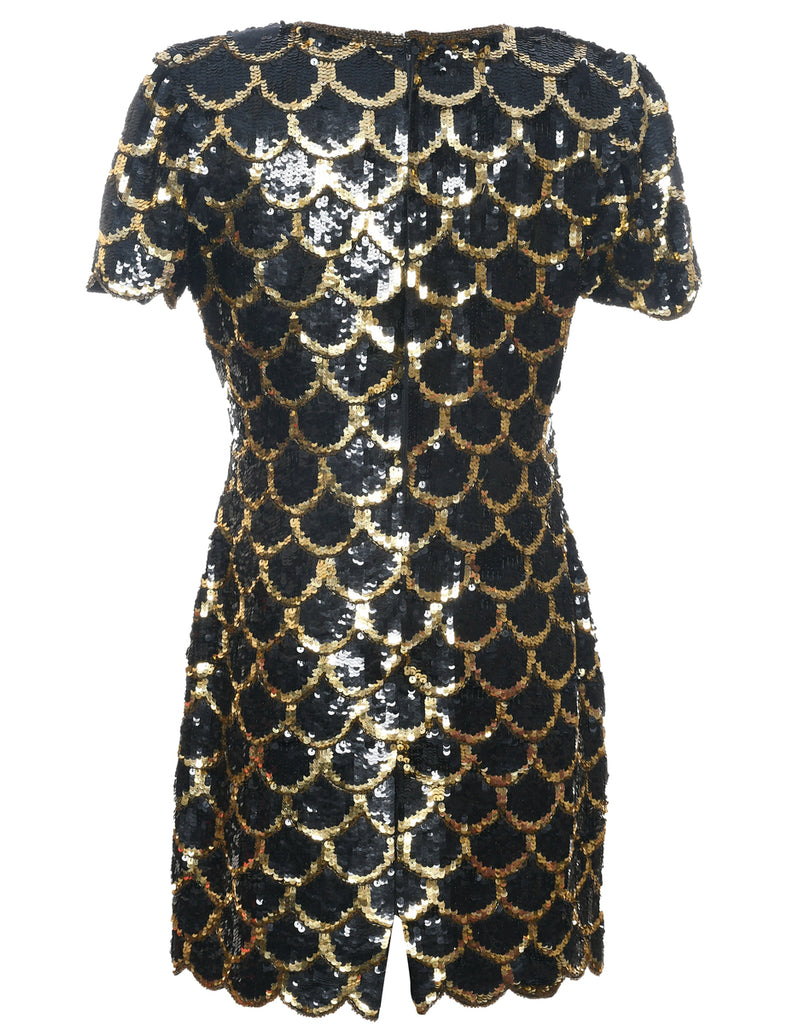 Sequined Party Dress - M