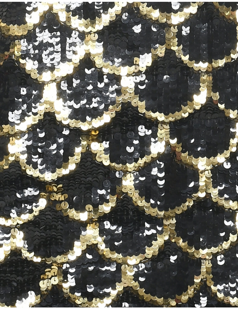 Sequined Party Dress - M
