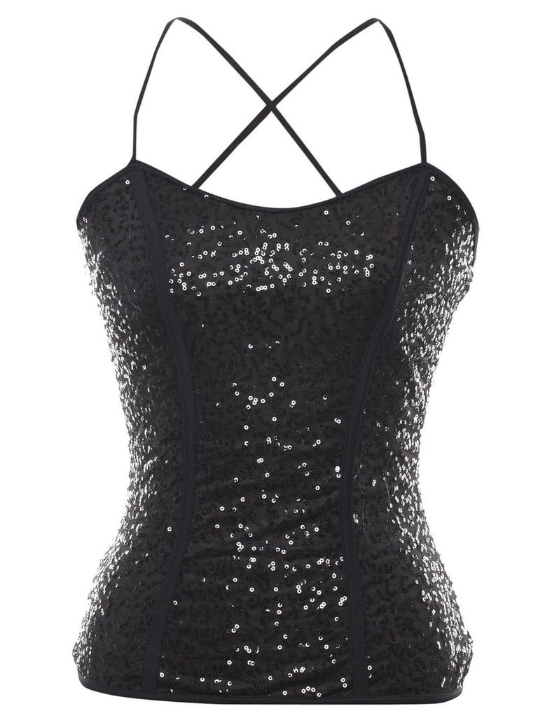 Sequined Party Top - XS