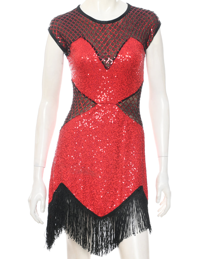 Sequined Showgirl Outfit - XS