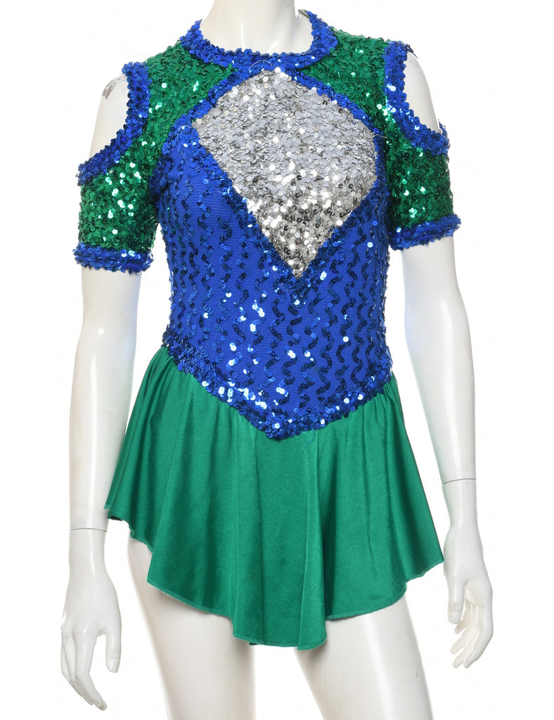 Sequined Showgirl Outfit - S