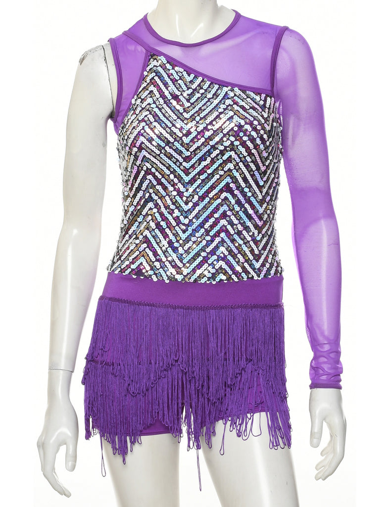 Sequined Showgirl Outfit - XS