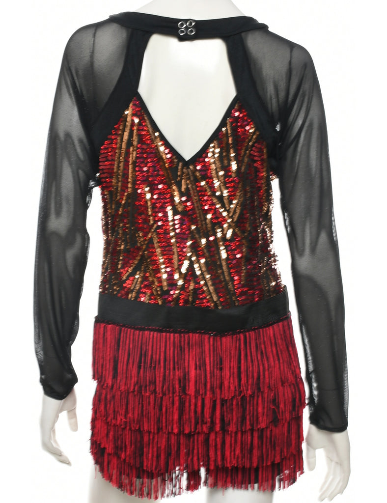 Sequined Showgirl Outfit - M