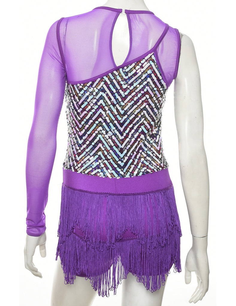 Sequined Showgirl Outfit - XS
