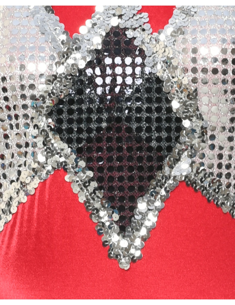 Sequined Showgirl Outfit - S