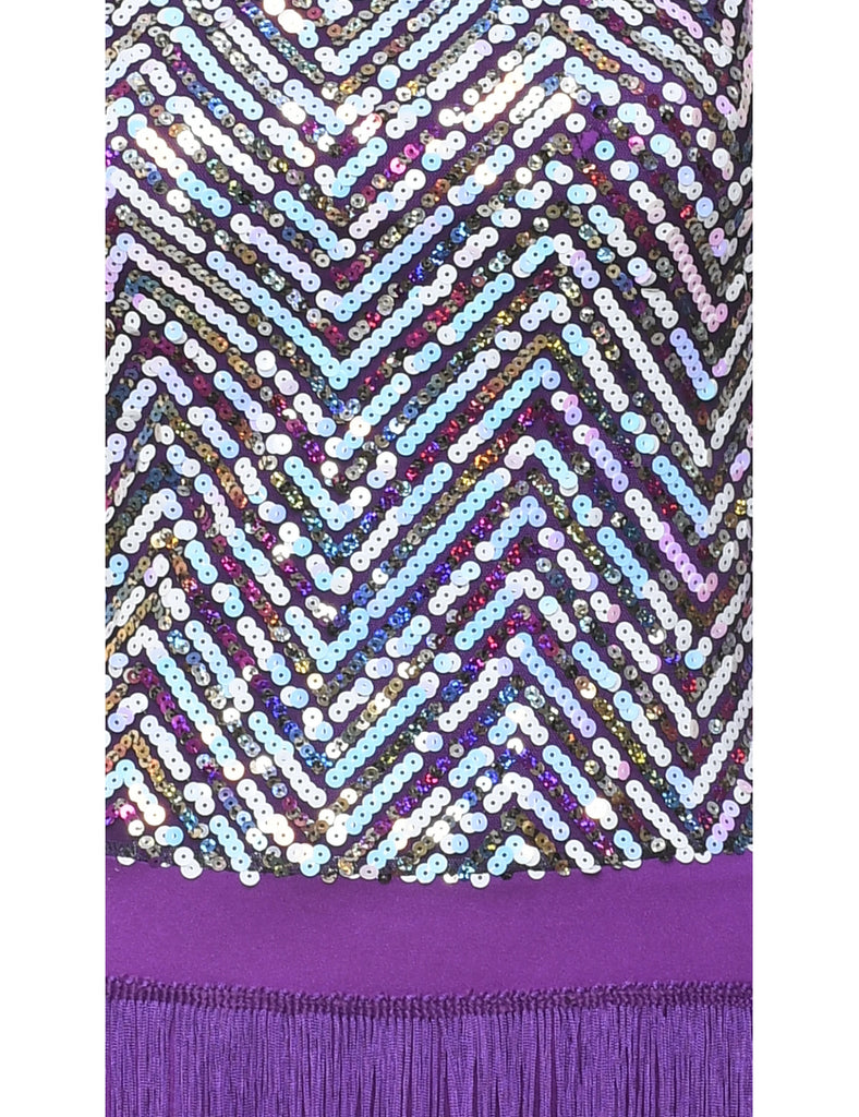 Sequined Showgirl Outfit - XS
