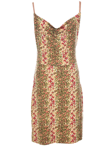 Women's Sequined Y2K Dress Multi-coloured, M | Beyond Retro Women's Sequined Y2K Dress Multi-coloured, M | Beyond Retro