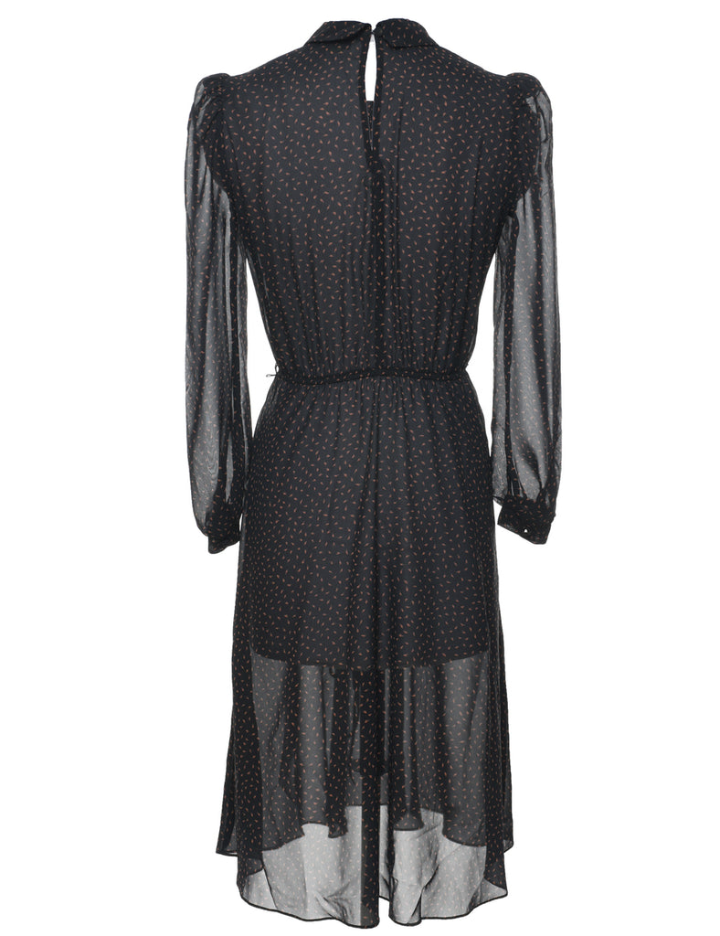 Sheer Black Dress - S