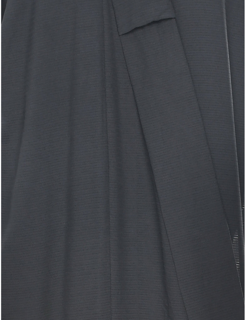 Sheer Black Full Length Kimono - L