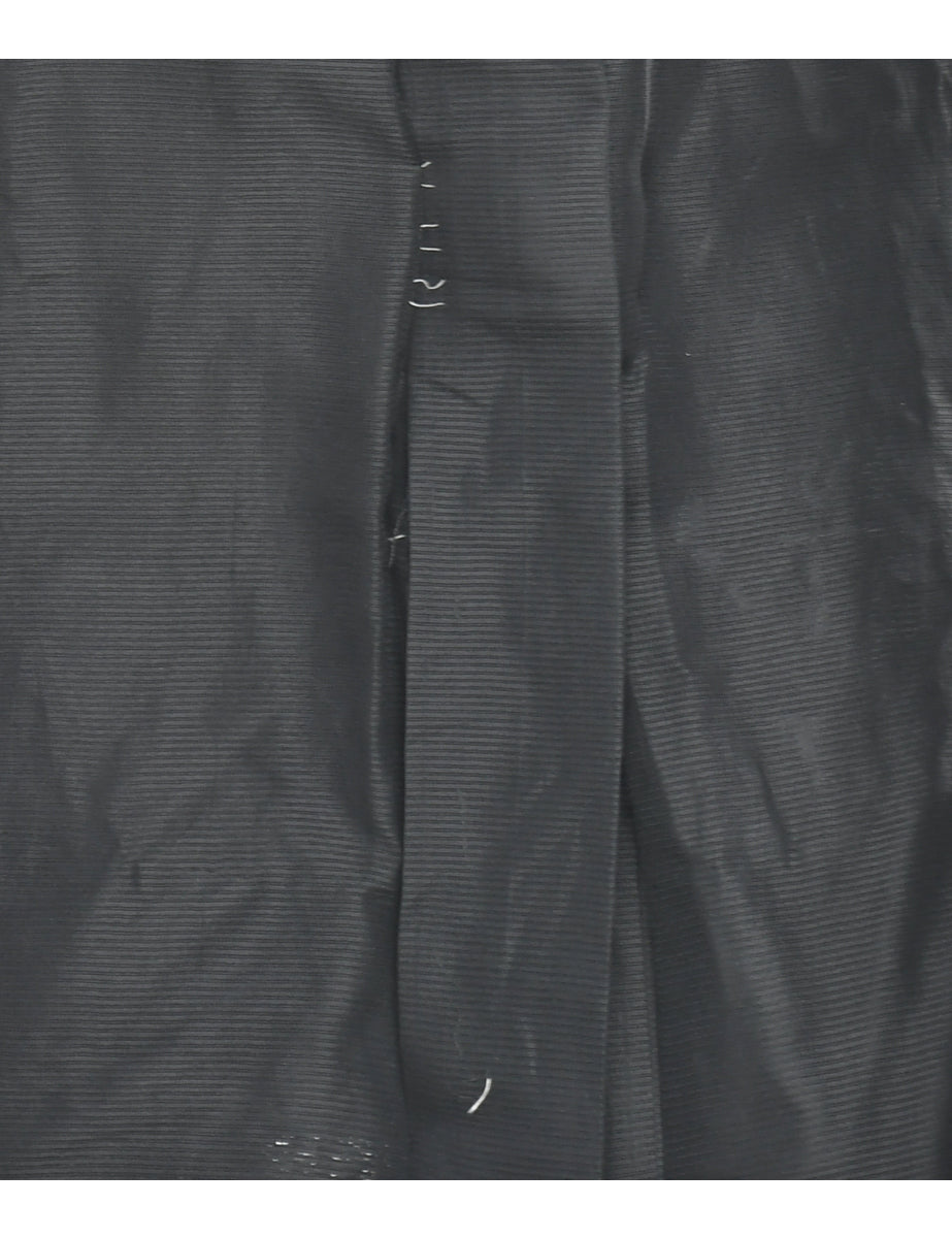 Sheer Black Midi Length Kimono - M