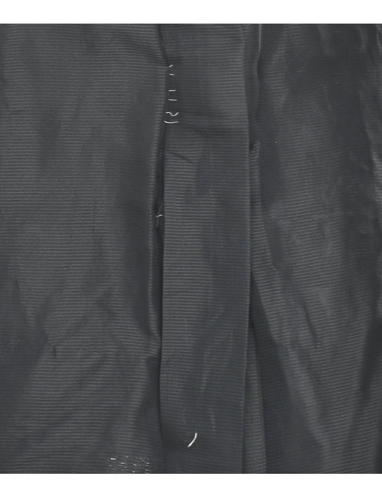 Sheer Black Midi Length Kimono - M