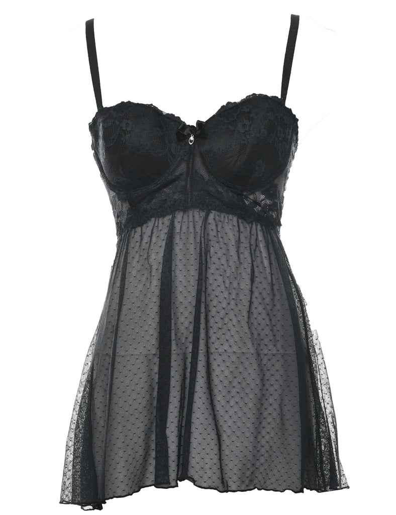 Sheer Effect Babydoll - S