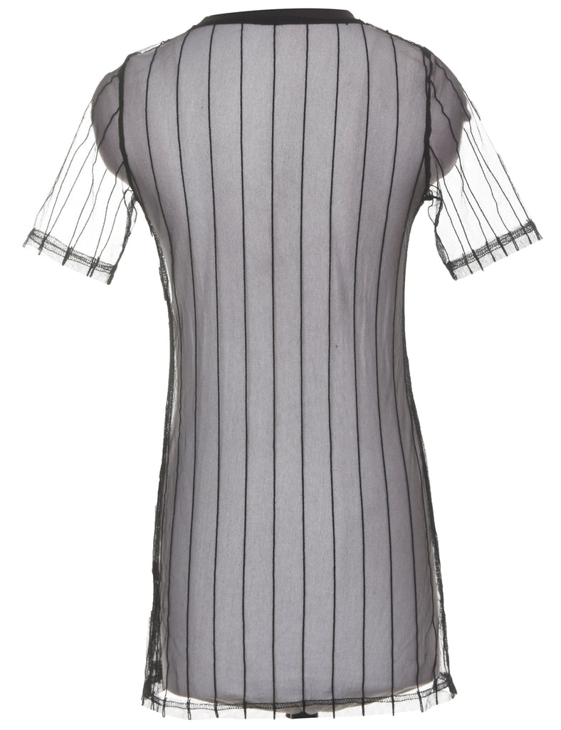 Sheer Effect Black Top - S