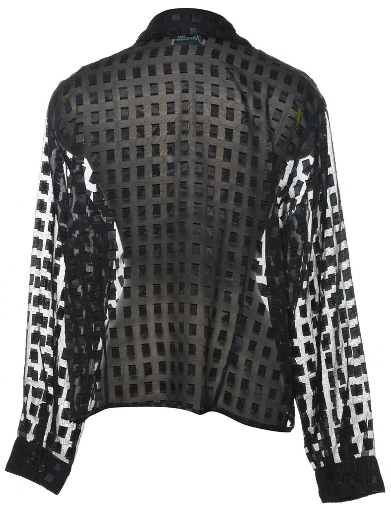 Sheer Effect Blouse - XL