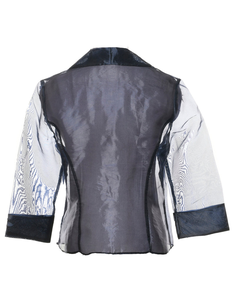 Sheer Effect Evening Jacket - L