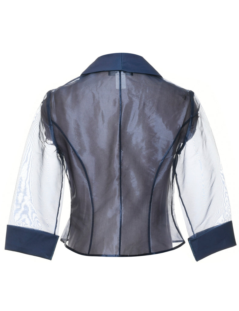 Sheer Effect Evening Jacket - M