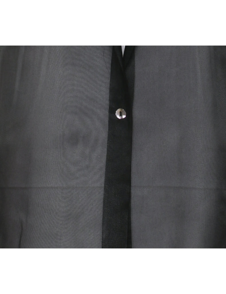 Sheer Effect Evening Jacket - L