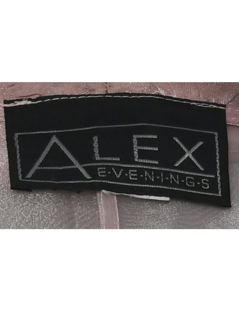Sheer Effect Evening Jacket - L