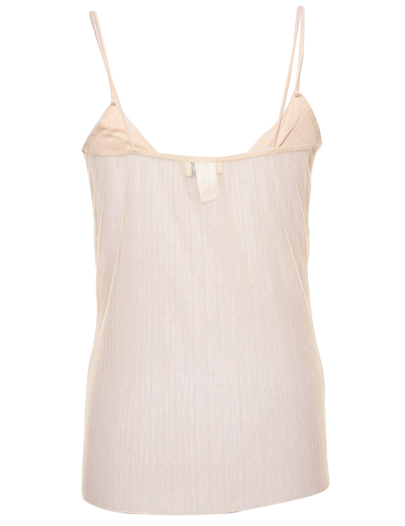 Sheer Effect Evening Top - S