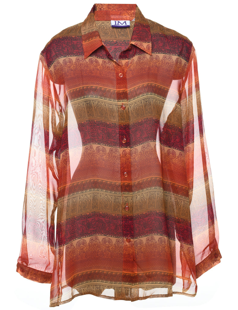 Sheer Effect Shirt - XL