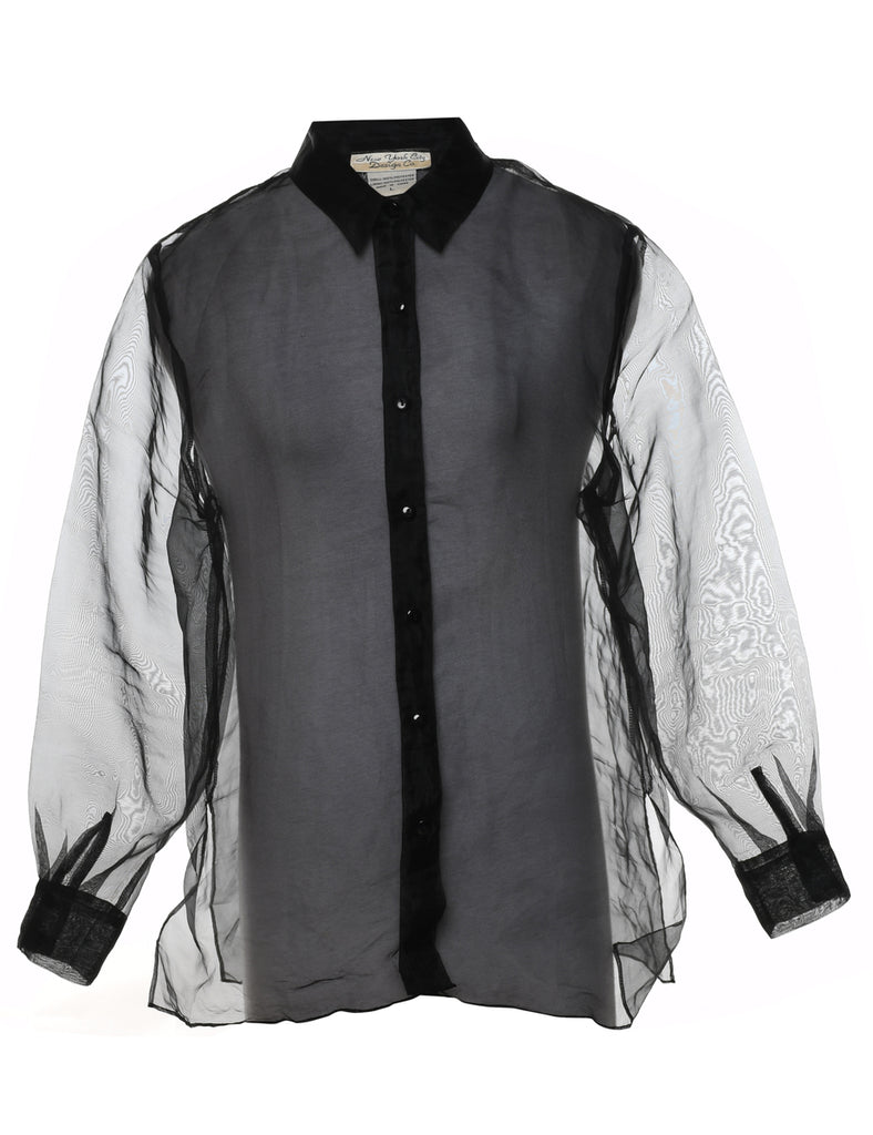Sheer Effect Shirt - L