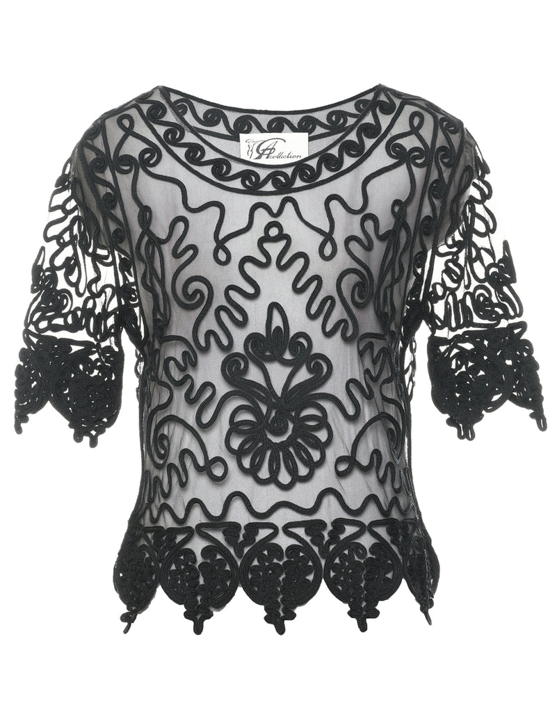 Sheer Effect Top - L