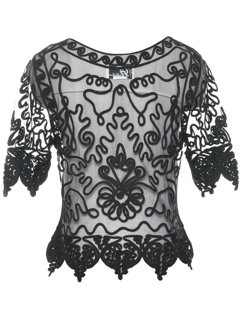 Sheer Effect Top - L