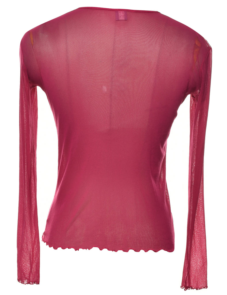 Sheer Effect Y2K Top - M