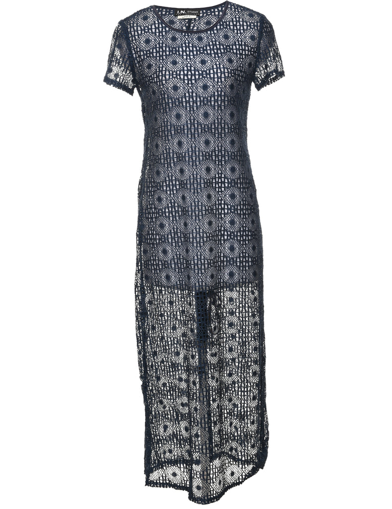 Sheer Evening Dress - M