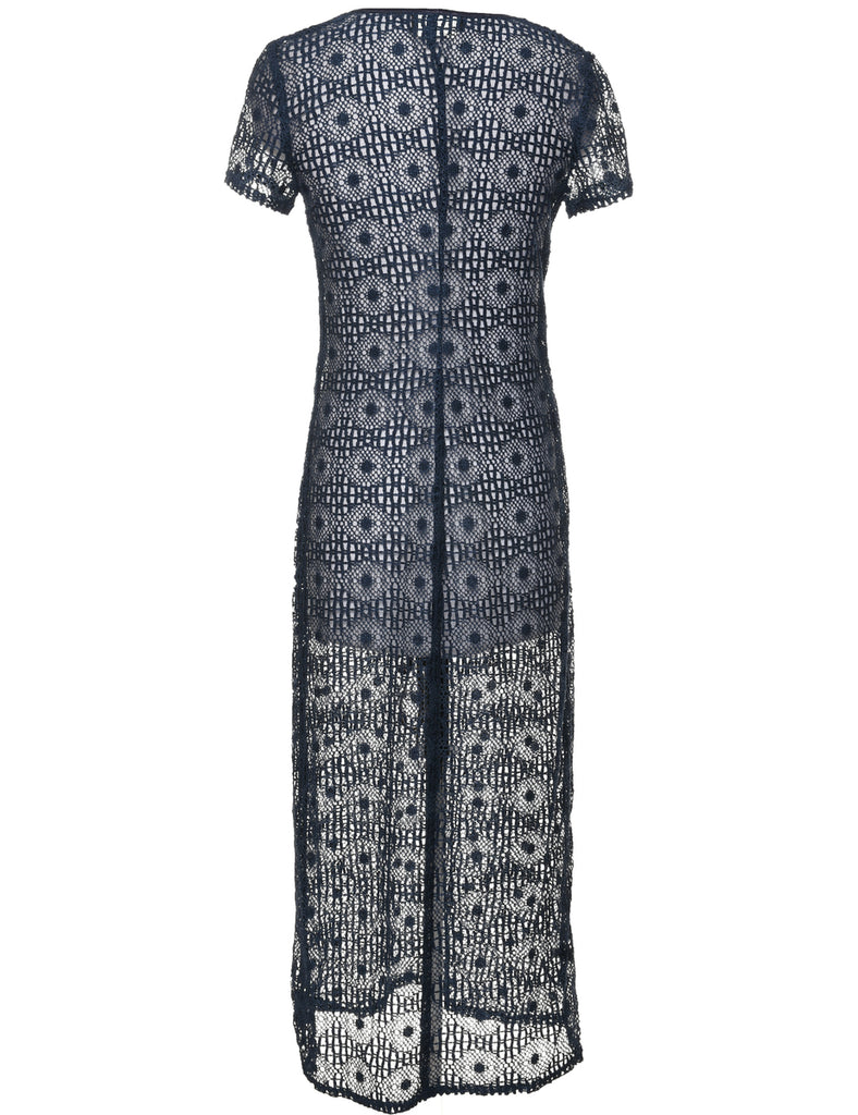 Sheer Evening Dress - M