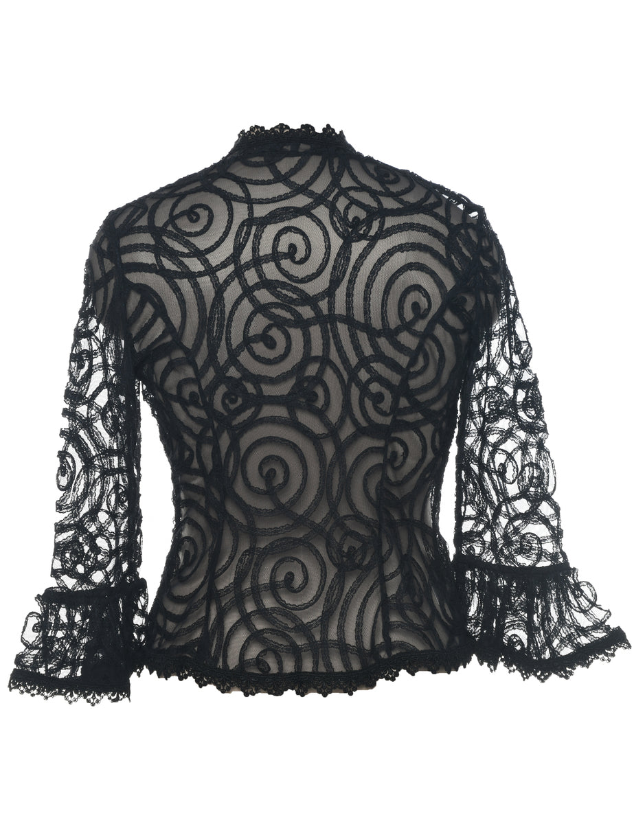 Sheer evening jacket new arrivals