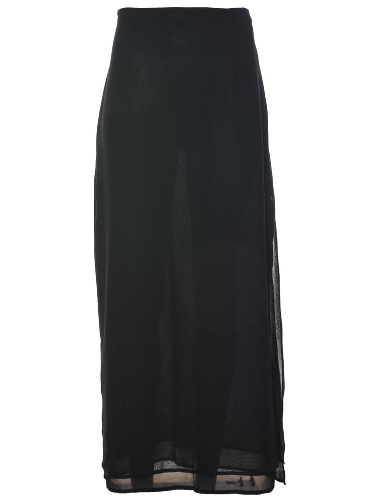 Sheer Maxi Skirt - L