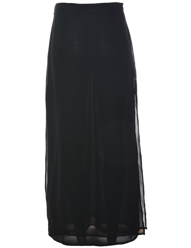 Sheer Maxi Skirt - L