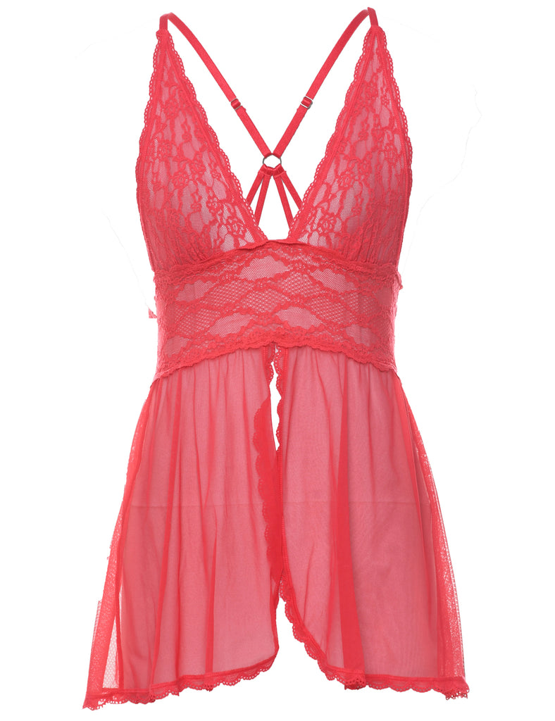 Sheer Pink Babydoll - XS