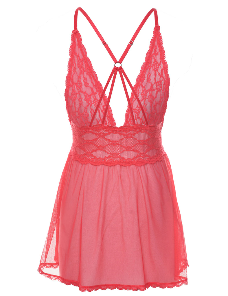 Sheer Pink Babydoll - XS