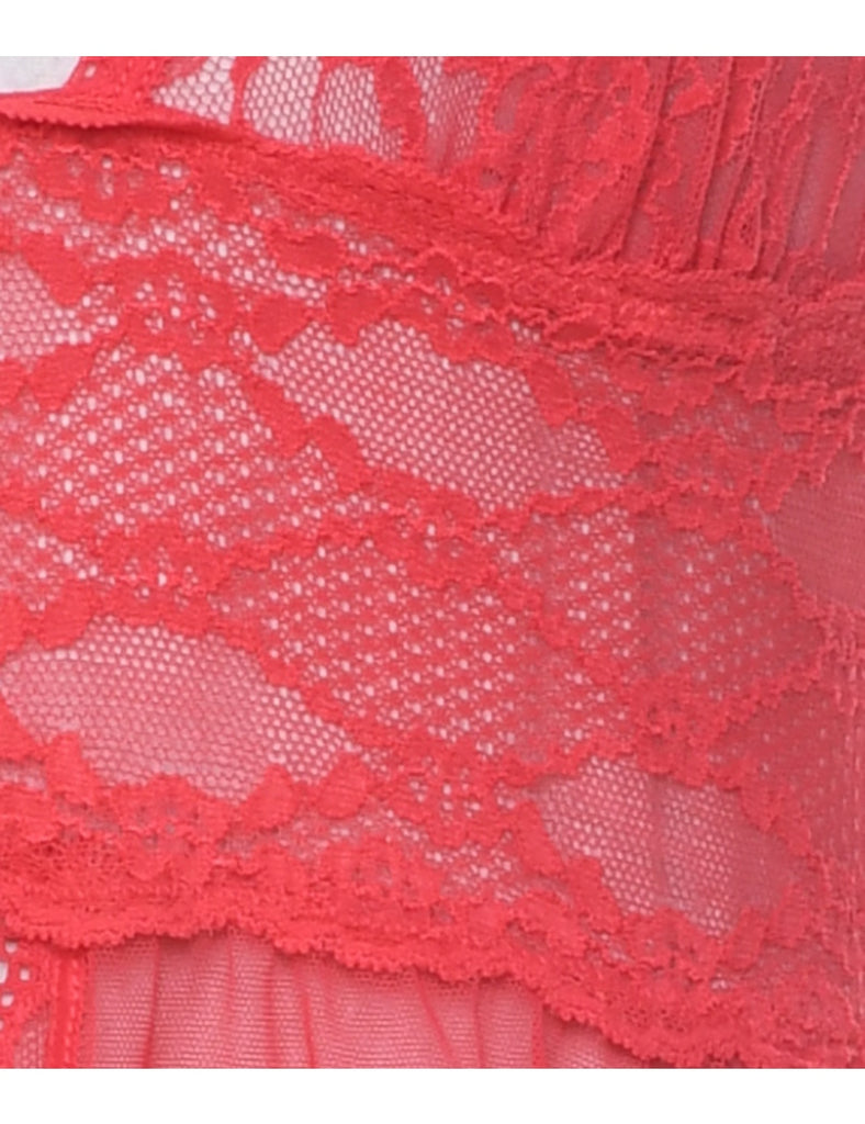 Sheer Pink Babydoll - XS