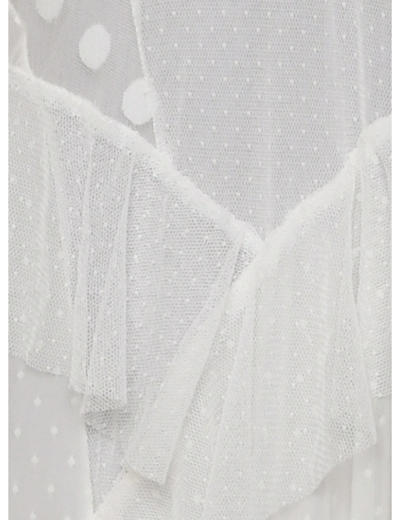 Sheer White Nightdress - M