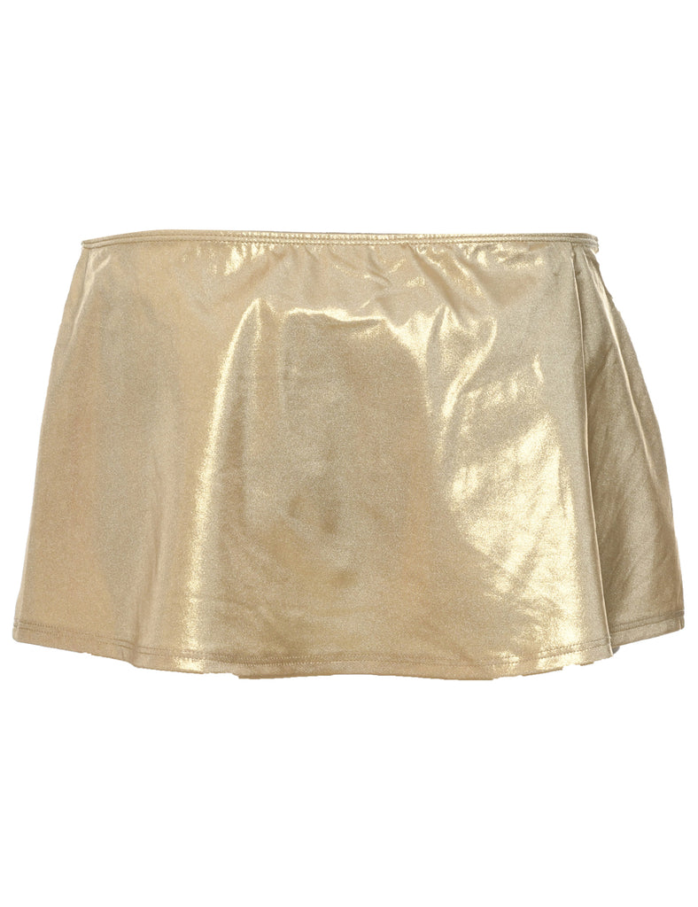 Shiny A-line Skort - S