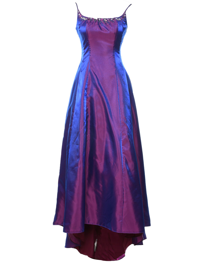 Shiny Beaded Prom Dress - XS