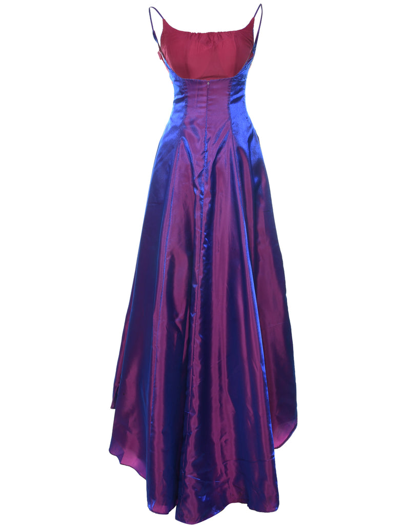 Shiny Beaded Prom Dress - XS