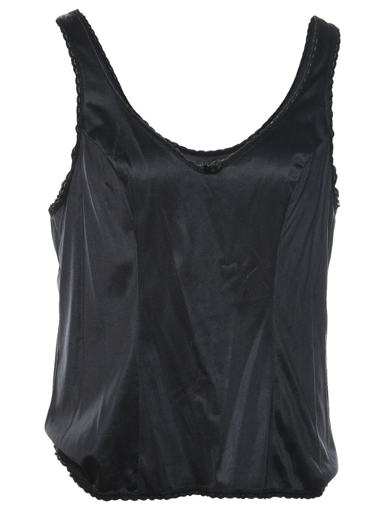 Shiny Classic Black Slip - M