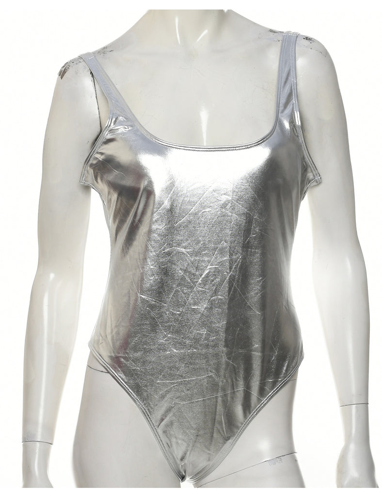 Shiny Finish Leotard - M