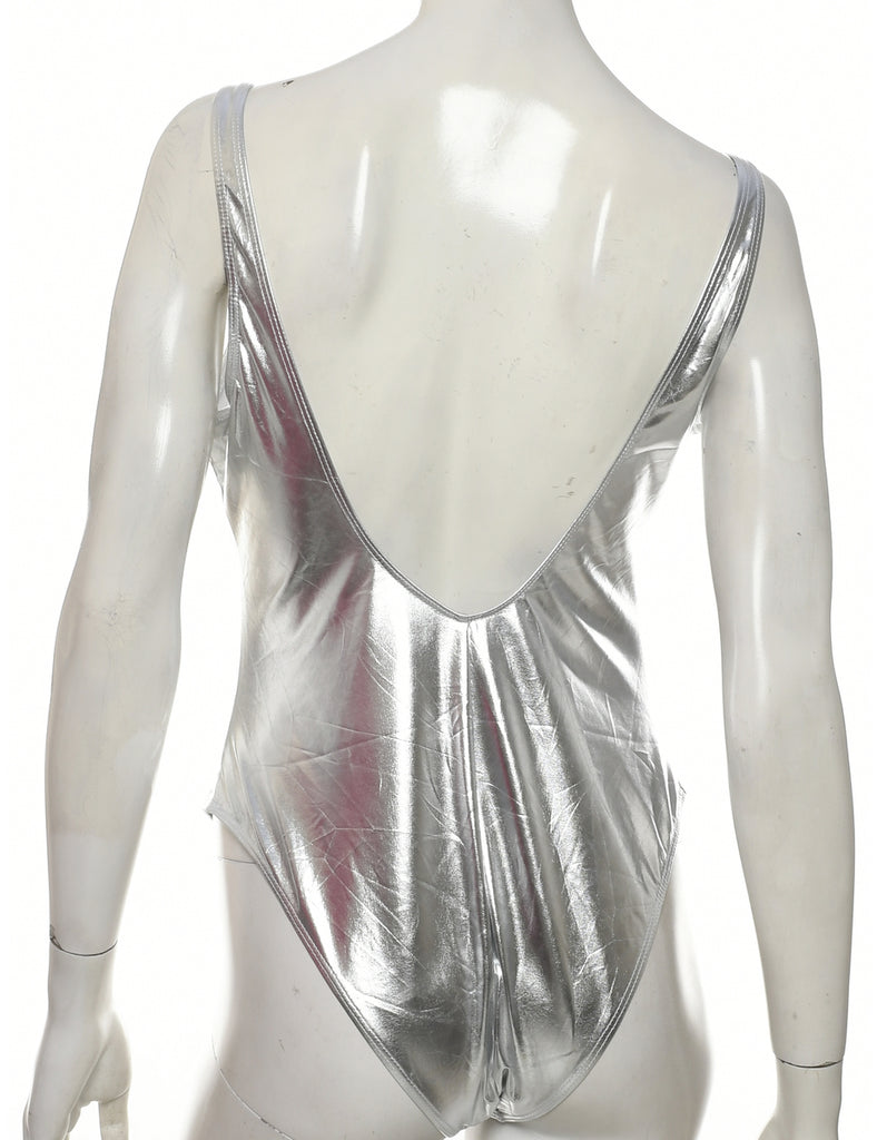 Shiny Finish Leotard - M