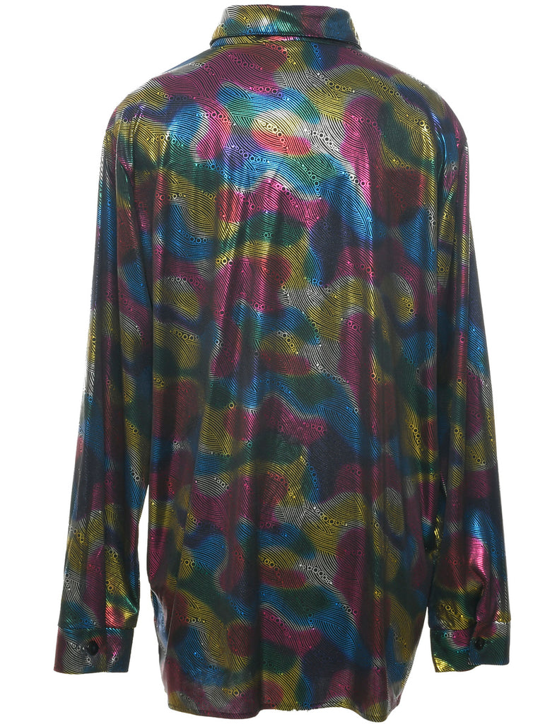 Shiny Multi-colour Shirt - XXL
