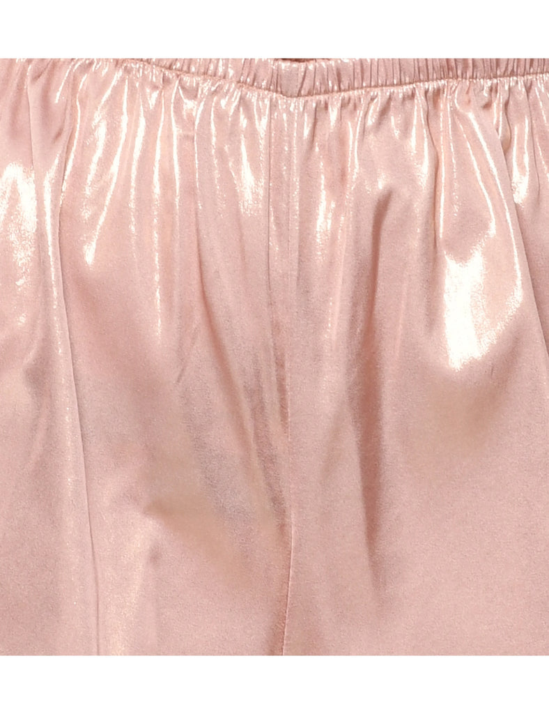 Shiny Peach Playsuit - M