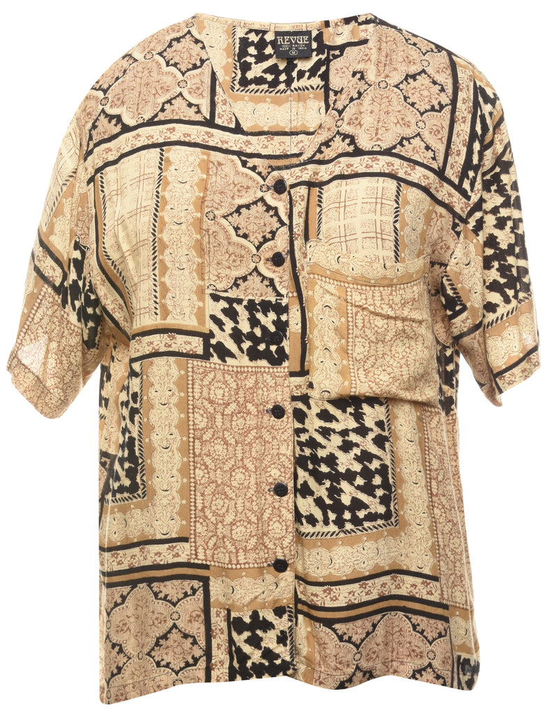 Short Sleeve Blouse - XL