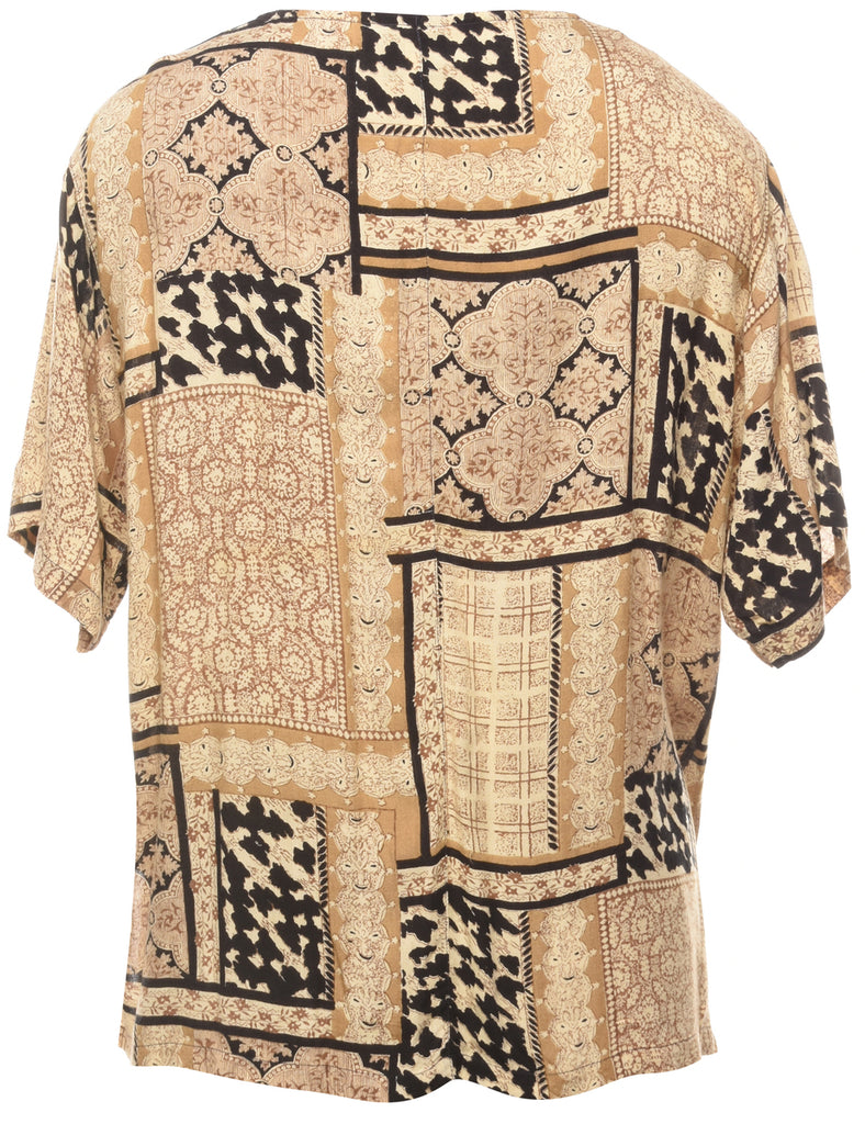 Short Sleeve Blouse - XL