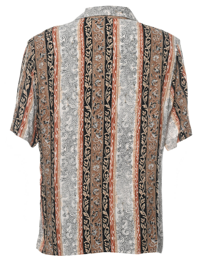 Short Sleeved Floral Shirt - M