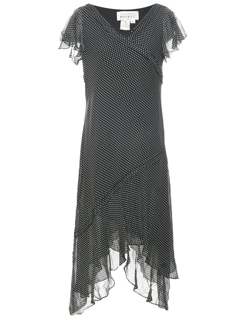 Silk Adrianna Papell Dress - L